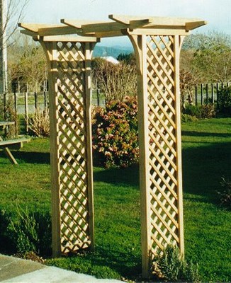 Wooden Garden Archway Nz - Garden Design Ideas